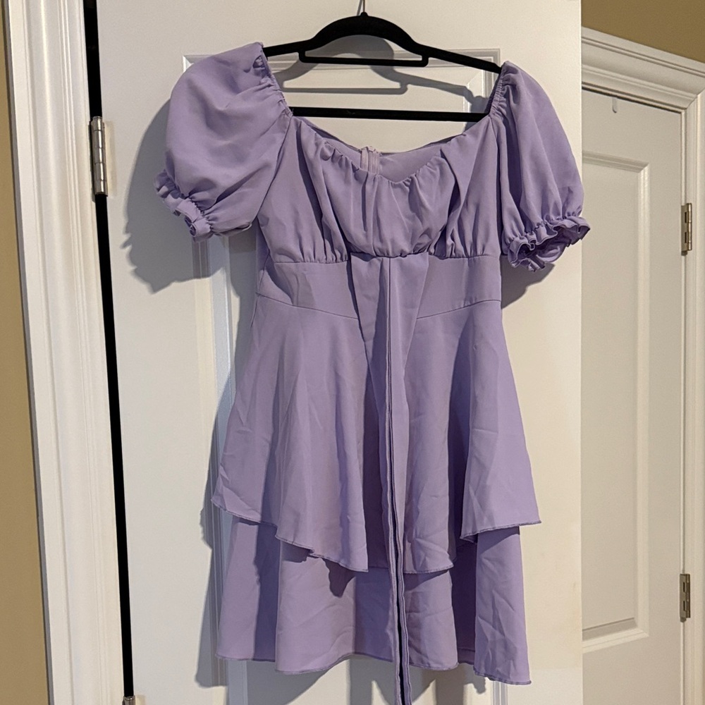SHEIN Lavender Midi Dress